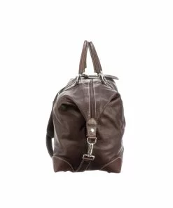 Lucchesse-inc COSIMO OVERNIGHT DUFFEL :: ESPRESSO Duffels
