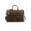 Lucchesse-inc Briefcase & Backpack COSIMO BRIEFCASE :: ESPRESSO