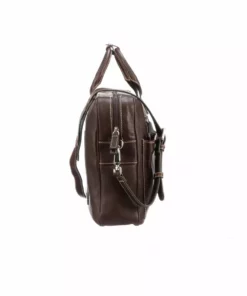 Lucchesse-inc Briefcase & Backpack COSIMO BRIEFCASE :: ESPRESSO