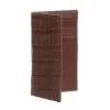 Lucchese-inc Bifold Wallet – Crocodile :: Sienna