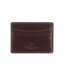 Lucchese-inc Credit Card Case – Calfskin :: Brown Wallets