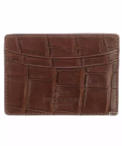 Lucchese-inc Wallets Credit Card Case – Crocodile :: Sienna