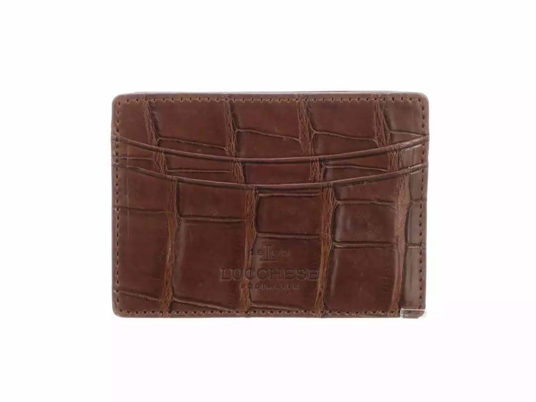 Wholesale π Lucchese-inc Wallets Credit Card Case β Crocodile :: Sienna π 3 Lucchese-inc Wallets Credit Card Case β Crocodile :: Sienna