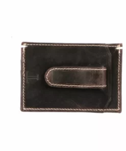 Lucchesse-inc Wallets Money Clip Card Case - Mad Dog :: Chocolate