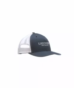 Lucchese-inc Mesh Trucker Cap :: Navy Silver Hats