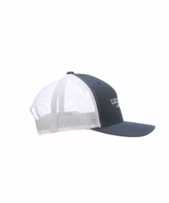Lucchese-inc Mesh Trucker Cap :: Navy Silver Hats