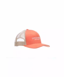 Lucchese-inc Mesh Trucker Cap :: Rustic Orange Khaki Hats