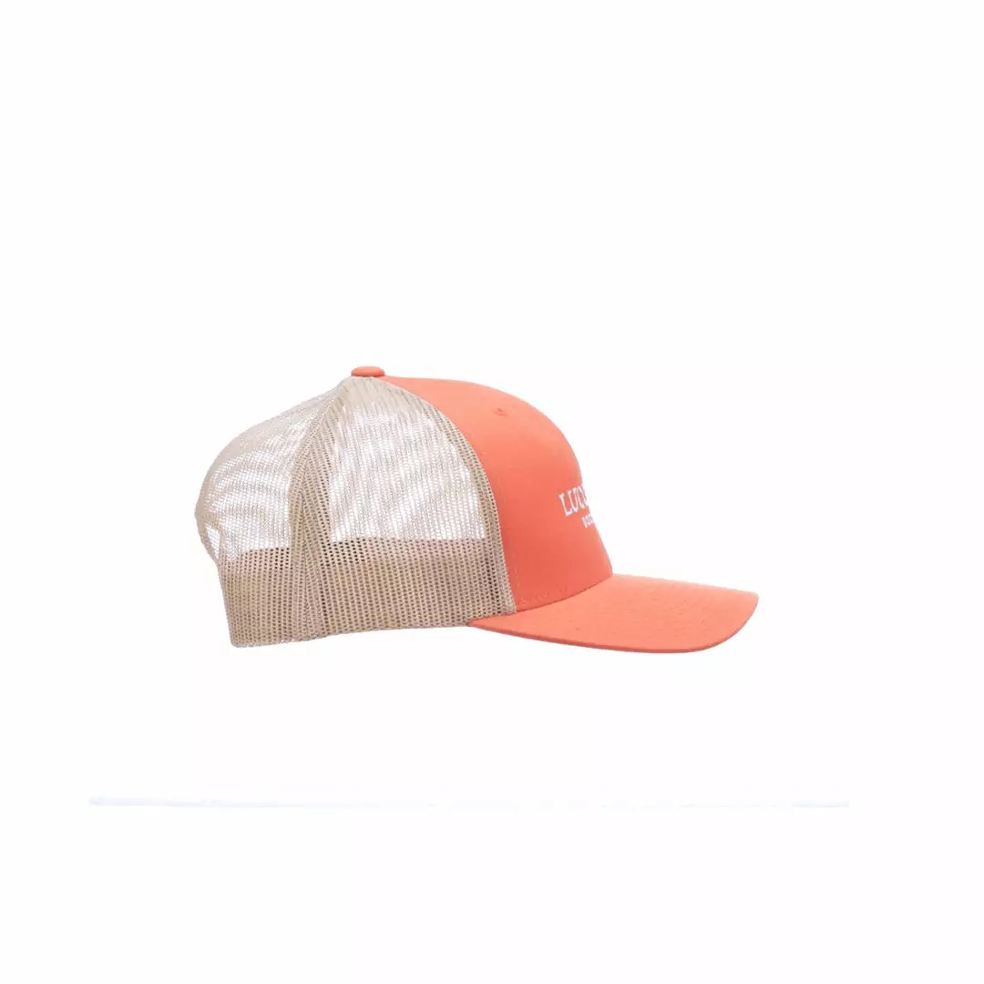 Best Pirce ⌛ Lucchese-inc Mesh Trucker Cap :: Rustic Orange Khaki Hats ⭐ 4 Lucchese-inc Mesh Trucker Cap :: Rustic Orange Khaki Hats
