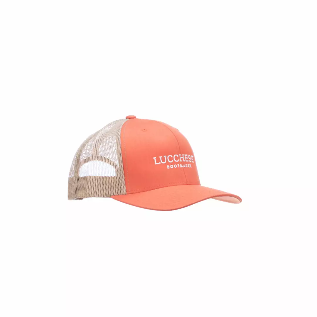 Best Pirce ⌛ Lucchese-inc Mesh Trucker Cap :: Rustic Orange Khaki Hats ⭐ 5 Lucchese-inc Mesh Trucker Cap :: Rustic Orange Khaki Hats