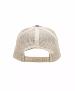 Lucchesse-inc Leather Patch Cap :: Brown + Khaki