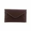 Lucchese-inc Envelope Card Case – Calfskin :: Brown Wallets
