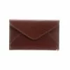Lucchese-inc Envelope Card Case – Calfskin :: Sienna