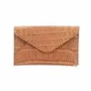 Lucchese-inc Envelope Card Case – Crocodile :: Cognac Wallets