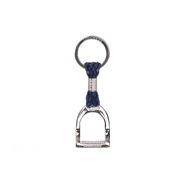 Budget ✨ Lucchesse-inc Stirrup Keychain :: Blue Other Accessories ❤️ 3 Lucchesse-inc Stirrup Keychain :: Blue Other Accessories