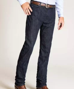 Lucchese-inc APPAREL Relaxed Straight Denim – Medium Wash :: Medium Wash