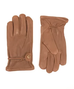 Lucchese-inc Deerskin Gloves :: Brown