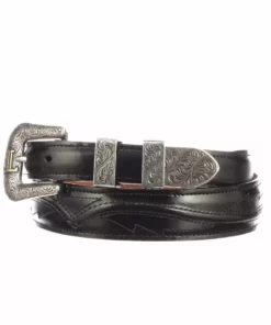 Lucchese-inc Seville Stitch Goat Tapered :: Black