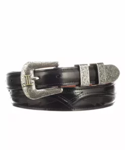 Lucchese-inc Seville Stitch Goat Tapered :: Black