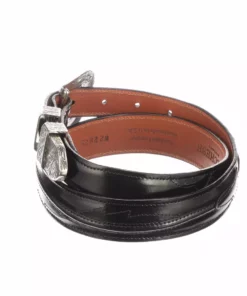 Lucchese-inc Seville Stitch Goat Tapered :: Black