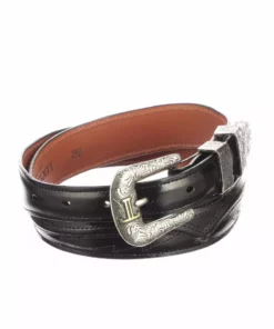 Lucchese-inc Seville Stitch Goat Tapered :: Black