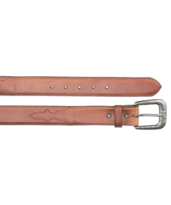 Lucchese-inc Smooth Baby Buffalo :: Cognac Belts