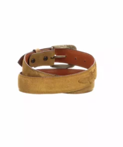 Lucchese-inc Belts Comanche Suede :: Sand