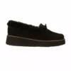 Lucchese-inc SHOES Shearling Wedge Moccasin :: Black