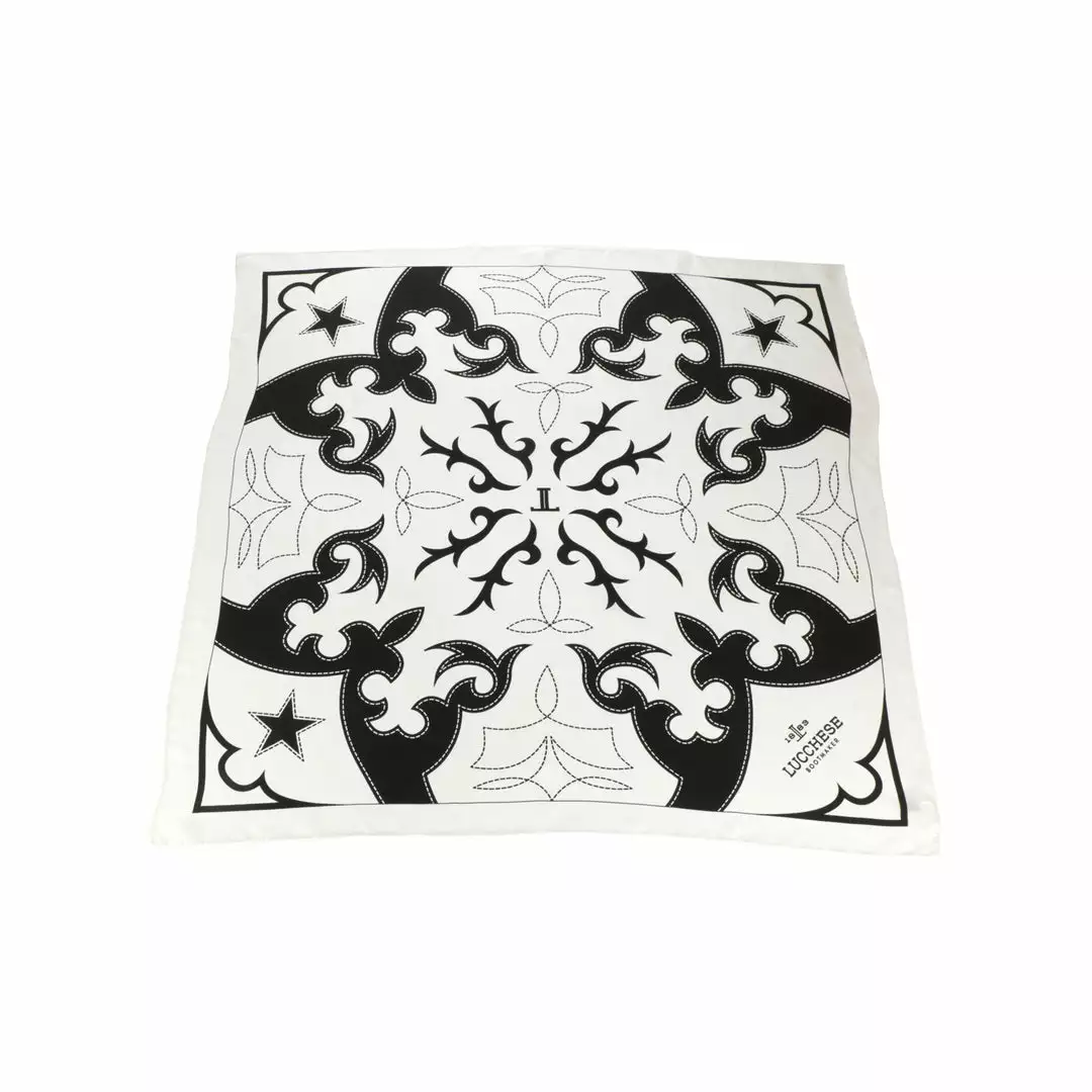 Deals ๐ฅ Lucchese-inc Other Accessories Western Silk Scarf :: White ๐ 4 Lucchese-inc Other Accessories Western Silk Scarf :: White