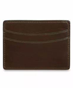 Lucchese-inc Wallets Credit Card Case – Calfskin :: Sienna