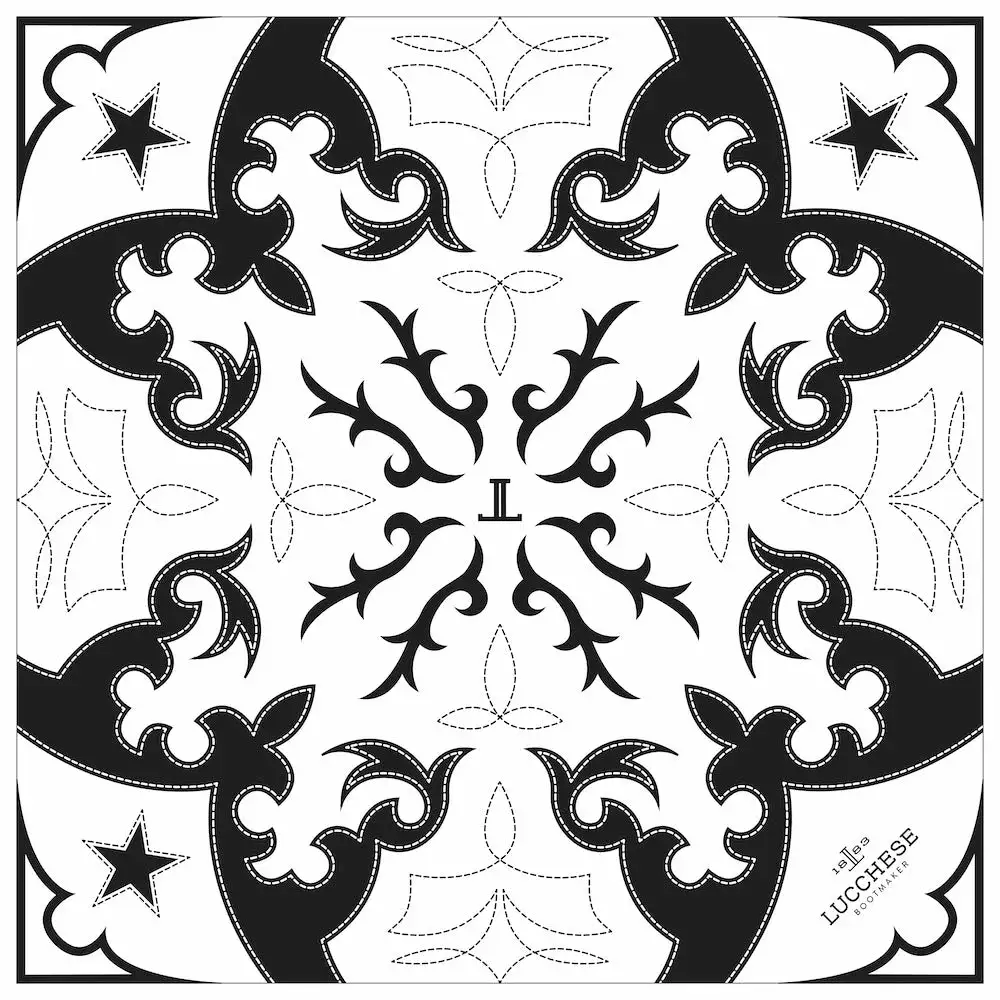 Deals ๐ฅ Lucchese-inc Other Accessories Western Silk Scarf :: White ๐ 5 Lucchese-inc Other Accessories Western Silk Scarf :: White