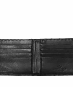 Lucchese-inc Hipster Wallet – Ostrich :: Black Wallets