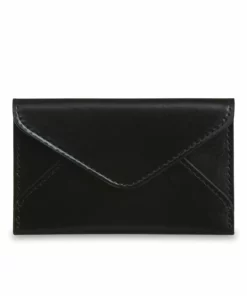 Lucchese-inc Wallets Envelope Card Case – Calfskin :: Black