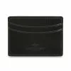 Lucchese-inc Credit Card Case – Calfskin :: Black
