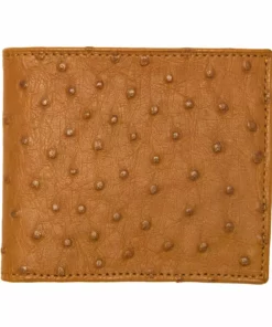 Lucchese-inc Hipster Wallet β Ostrich :: Cognac Wallets
