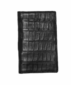 Lucchese-inc Wallets Bifold Wallet – Crocodile :: Black