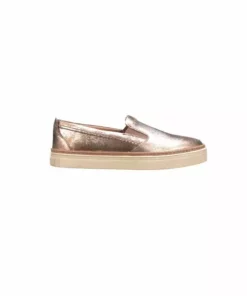 Lucchese-inc SHOES Women's After-Ride Slip On :: Distressed Gold