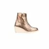 Lucchese-inc BOOTS Music City Wedge Bootie :: Metallic Gold
