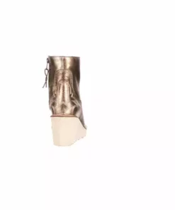 Lucchese-inc BOOTS Music City Wedge Bootie :: Metallic Gold