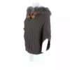 Lucchese-inc Cable Knit Poncho :: Grey APPAREL