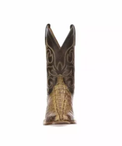 Lucchese-inc Haan :: Tan + Chocolate Boots