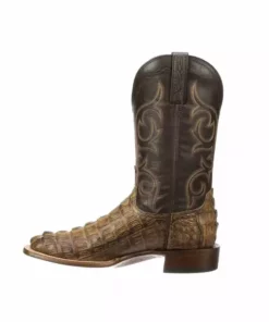 Lucchese-inc Haan :: Tan + Chocolate Boots