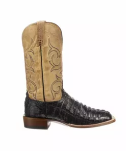 Lucchese-inc Haan :: Black + Pearl Bone