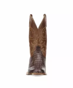 Lucchese-inc Haan :: Barrel Brown + Chocolate Boots