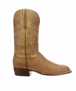 Lucchese-inc Boots Lance :: Barnwood + Antique Saddle
