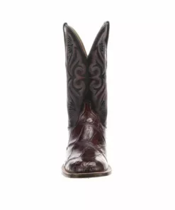 Lucchese-inc Boots Roy :: Black Cherry + Black