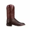Lucchese-inc Bryan Exotic :: Black Cherry + Sangria