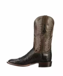 Lucchese-inc Boots Bryan Exotic :: Black + Olive