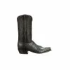 Lucchese-inc Boots Cruz :: Charcoal + Black