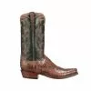 Lucchese-inc Tulip Exotic :: Mink + Green
