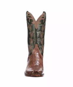 Lucchese-inc Tulip Exotic :: Mink + Green